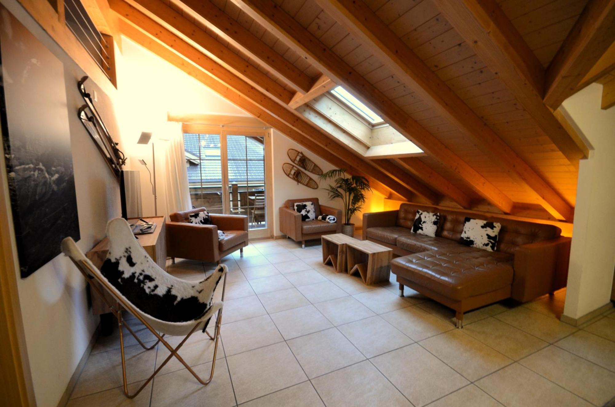 Luxury Penthouse Apartment Lauterbrunnen Exteriér fotografie